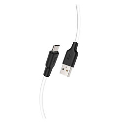 USB кабель Hoco X21 Plus, MicroUSB, 1.0 м., Чорний