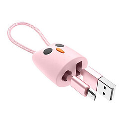 USB кабель Kikibelief KX2, MicroUSB, 0.25 м., Білий