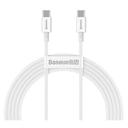 USB кабель Baseus CATYS-C02, Type-C, 2.0 м., Білий