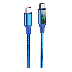 USB кабель Borofone BU32, Type-C, 1.0 м., Синій
