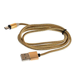 USB кабель SkyDolphin S59T, Type-C, 1.0 м., Золотий