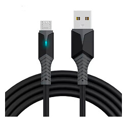 USB кабель Konfulon DC-37, MicroUSB, 1.0 м., Чорний