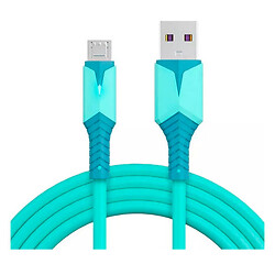 USB кабель Konfulon DC-37, MicroUSB, 1.0 м., Синій