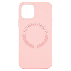 Чохол (накладка) Apple iPhone 11 Pro Max, Silicone Classic Case, MagSafe, Рожевий
