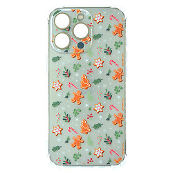 Чохол (накладка) Apple iPhone 12 / iPhone 12 Pro, Wave Christmas Holiday, Gingerbread Men