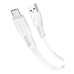 USB кабель Borofone BX85, MicroUSB, 1.0 м., Білий