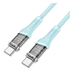 USB кабель Hoco U111, Type-C, 1.2 м., Синий