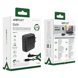 СЗУ Acefast A37, С кабелем, Type-C, 2.0 м., 5.0 A, Черный - № 5