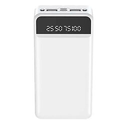 Портативна батарея (Power Bank) XO PR163, 20000 mAh, Білий