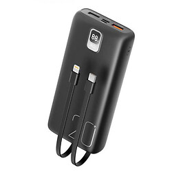 Портативна батарея (Power Bank) XO PR185, 20000 mAh, Чорний