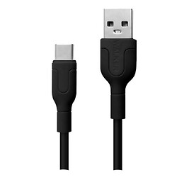 USB кабель Walker C350, Type-C, 1.0 м., Черный