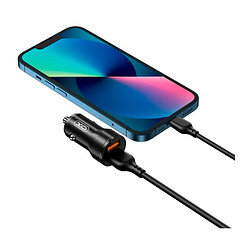 АЗП XO CC48 Apple iPhone SE 2022 / iPhone 14 Pro Max / iPhone 14 Plus / iPhone 14 Pro / iPhone 14 / iPhone 13 Pro / iPhone 13 Mini / iPhone 13 / iPhone 13 Pro Max / iPhone 12 Mini / iPhone 12 Pro Max / iPhone 12 Pro, Lightning, З кабелем, 2.4 A, Чорний - № 2
