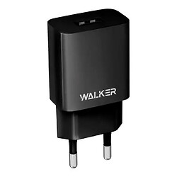 МЗП Walker WH-26, MicroUSB, З кабелем, 2.1 A, Чорний