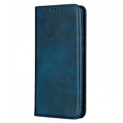 Чохол (книжка) Tecno Spark 8C / Spark Go 2022, Leather Case Fold, Темно синій, Синій