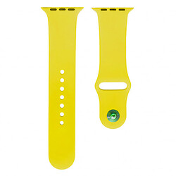 Ремінець Apple Watch 38 / Watch 40, Silicone WatchBand, Canary Yellow, Жовтий