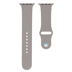Ремешок Apple Watch 38 / Watch 40, Silicone WatchBand, Stone, Серый