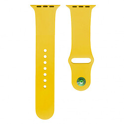 Ремешок Apple Watch 38 / Watch 40, Silicone WatchBand, New Yellow, Желтый