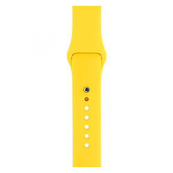 Ремінець Apple Watch 38 / Watch 40, Silicone WatchBand, Flash, Жовтий