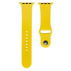 Ремешок Apple Watch 42 / Watch 44, Silicone WatchBand, Canary Yellow, Желтый