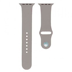 Ремешок Apple Watch 42 / Watch 44, Silicone WatchBand, Stone, Серый