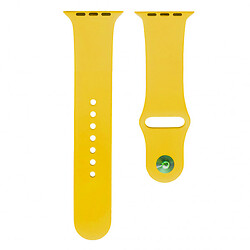 Ремінець Apple Watch 42 / Watch 44, Silicone WatchBand, New Yellow, Жовтий