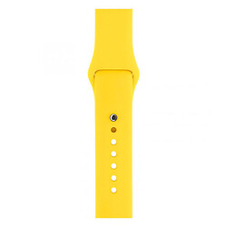 Ремінець Apple Watch 42 / Watch 44, Silicone WatchBand, Flash, Жовтий