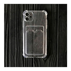 Чехол (накладка) Apple iPhone XR, Silicone Card Case, Прозрачный