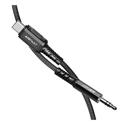 AUX кабель Acefast C1-08, 1.2 м., 3.5 мм., Черный