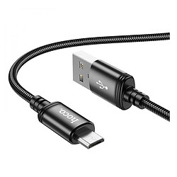 USB кабель Hoco X89, MicroUSB, 1.0 м., Чорний