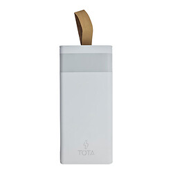 Портативна батарея (Power Bank) TOTA, 30000 mAh, Білий