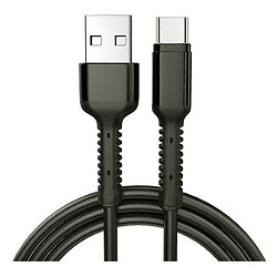 USB кабель Naisu NS-A2, Type-C, 1.0 м., Сірий