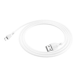 USB кабель Hoco X61 Apple iPhone SE 2022 / iPhone 14 Pro Max / iPhone 14 Plus / iPhone 14 Pro / iPhone 14 / iPhone 13 Pro / iPhone 13 Mini / iPhone 13 / iPhone 13 Pro Max / iPhone 12 Mini / iPhone 12 Pro Max / iPhone 12 Pro, Lightning, 1.0 м., Белый