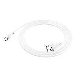 USB кабель Hoco X61, Type-C, 1.0 м., Белый
