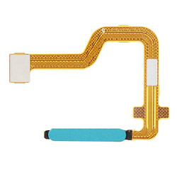 Шлейф Motorola XT2231 Moto G22, С сканером отпечатка пальца, Голубой