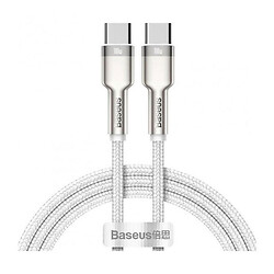 USB кабель Baseus CATJK-C02 Cafule, Type-C, 1.0 м., Білий