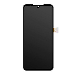 Дисплей (екран) LG V50S ThinQ 5G, High quality, З сенсорним склом, Без рамки, Чорний