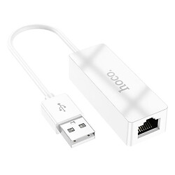 Адаптер Hoco UA22, RJ45, USB, Білий