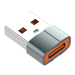 Адаптер LDNIO LC150, USB, Type-C, Сірий