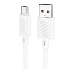 USB кабель Hoco X88, MicroUSB, 1.0 м., Білий