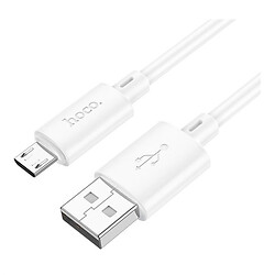 USB кабель Hoco X88, MicroUSB, 1.0 м., Білий - № 2