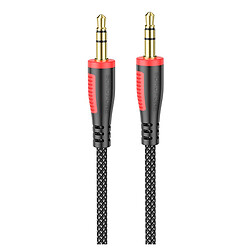 AUX кабель Borofone BL14, 3,5 мм., 1.0 м., Чорний