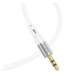 AUX кабель Hoco UPA22, 1.0 м., 3.5 мм., Белый