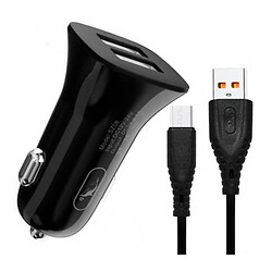 АЗУ SkyDolphin SZ09V, С кабелем, MicroUSB, 3.4 A, Черный