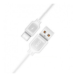 USB кабель XO NB36, MicroUSB, 1.0 м., Білий