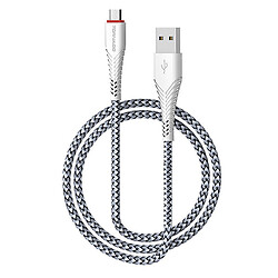 USB кабель TORNADO TX10, MicroUSB, 1.0 м., Білий