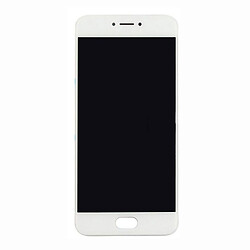 Дисплей (екран) Meizu Pro 6 / Pro 6s, З сенсорним склом, З рамкою, Amoled, Білий