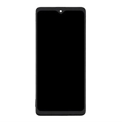 Дисплей (екран) Samsung A715 Galaxy A71, З сенсорним склом, З рамкою, Amoled, Чорний