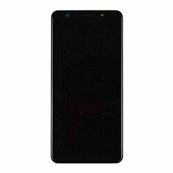 Дисплей (екран) Samsung A750 Galaxy A7, З сенсорним склом, З рамкою, OLED, Чорний
