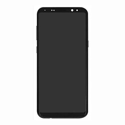 Дисплей (екран) Samsung G955 Galaxy S8 Plus, З сенсорним склом, З рамкою, OLED, Сірий