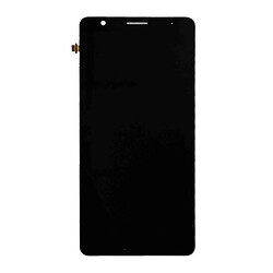 Дисплей (екран) ZTE Blade L210, High quality, З сенсорним склом, З рамкою, Чорний